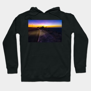 sunset at the beach Hoodie